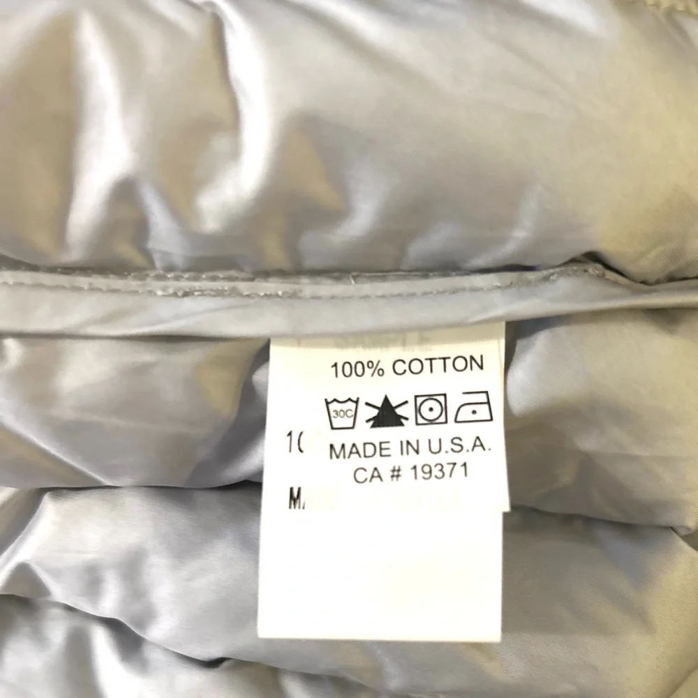 FRAME Denim NWT  Quilted LinerDown Puffer Jacket  in Steel Sz M - Picture 4 of 8